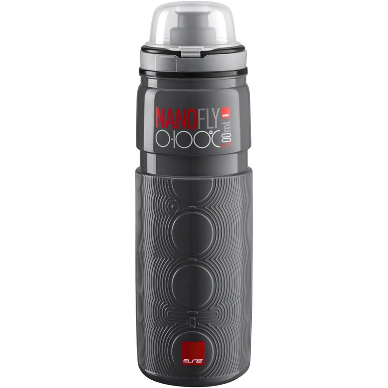 Elite Nanofly Insulated Water Bottle - 500ml Dark Gray