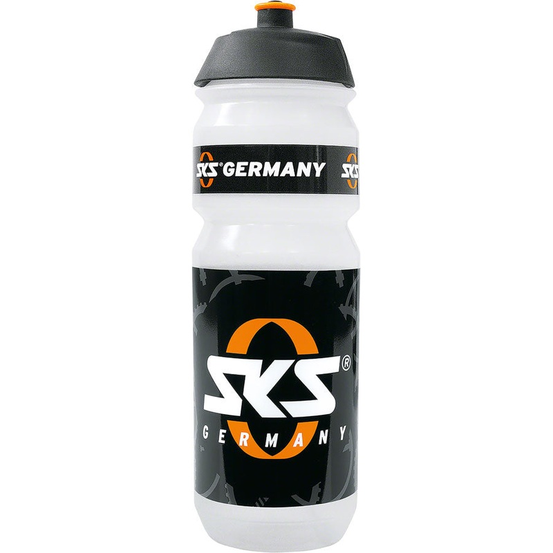 SKS Water Bottle - SKS Logo Clear/Black 24 oz