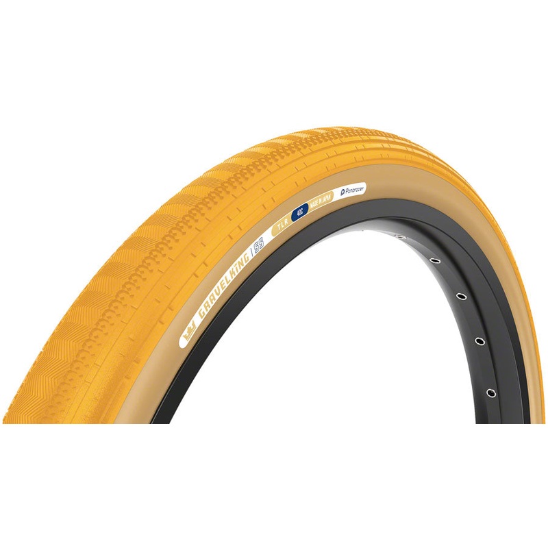 Panaracer GravelKing SS Tire - 700 x 40 Tubeless Folding Honey Butter/Brown