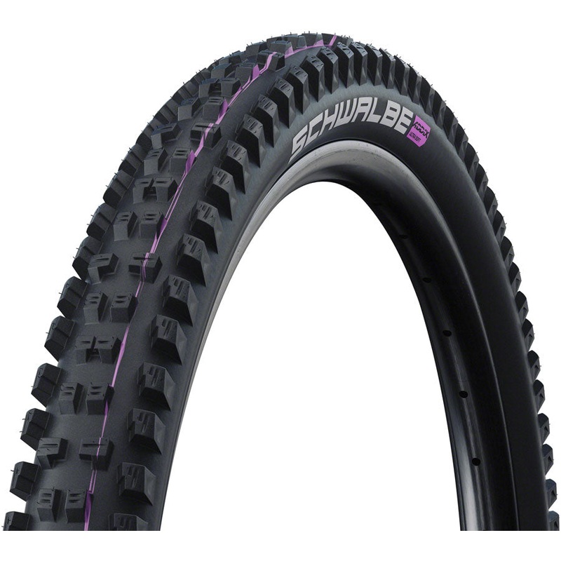 Schwalbe Tacky Chan Tire - 27.5 x 2.40 Tubeless Folding BLK Evolution Line Super Trail Addix Soft E-50