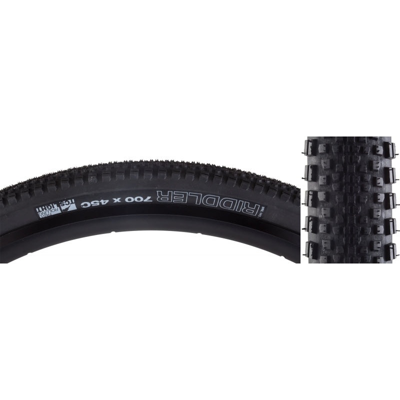 WTB Riddler 700c Tire - 700 x 45 TCS Tubeless Folding BLK Light Fast Rolling