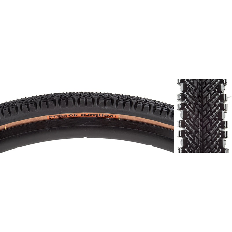 WTB Venture Tire - 700 x 40 TCS Tubeless Folding Black/Tan