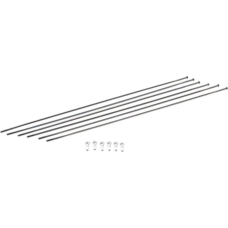 DT Swiss ARC1400 DiCut 62 DB Spoke Kit: Front & Rear Black
