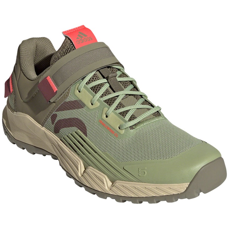 Five Ten Trailcross Mountain Clipless Shoes - Womens Quiet Crimson/Orbit Green/Turbo 9.5