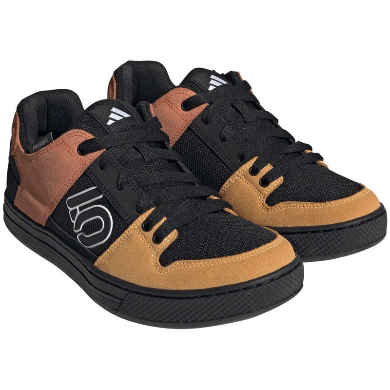 Five Ten Freerider Flat Shoes - Mens Core BLK/Ftwr White/Impact Orange 9.5