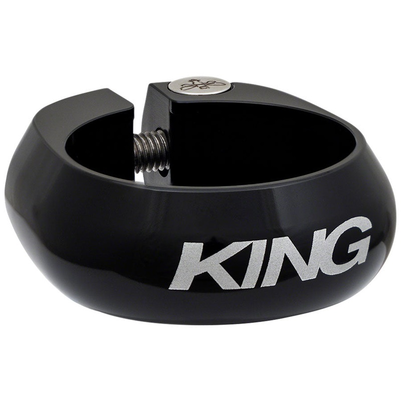 Chris King Seatpost Clamp - 30.0mm Bolt-On Black