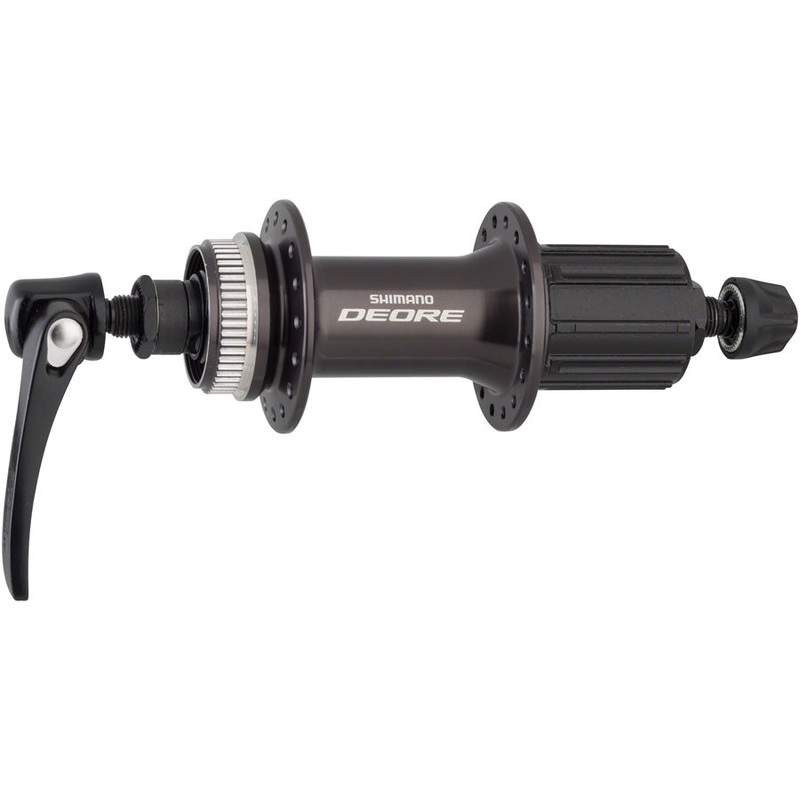 Shimano Deore FH-M6000 Rear Hub - QR x 135mm Center-Lock HG10 Black 32H