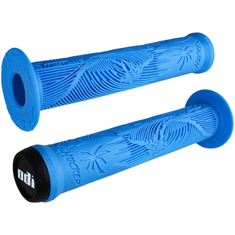ODI Hucker Grips - Blue Flange