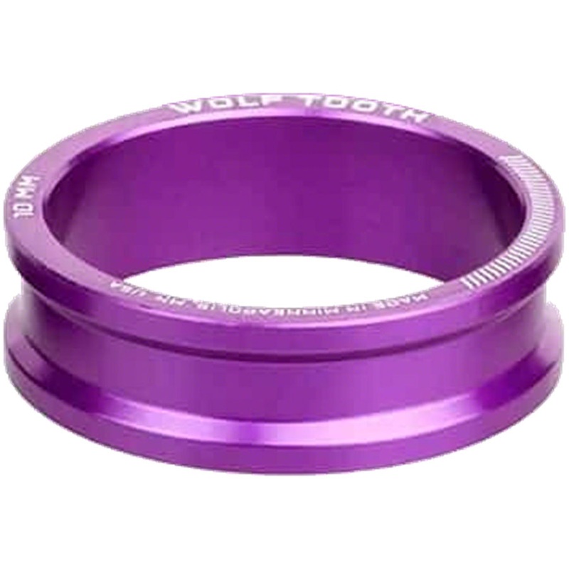 Wolf Tooth Precision Headset Stack Spacer - 10mm Ultraviolet Purple 1 pc.