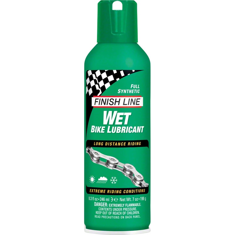 Finish Line WET Bike Chain Lube - 8oz Aerosol