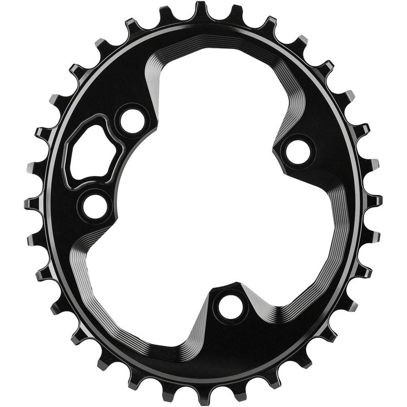 absoluteBLACK Oval 76 BCD Chainring Rotor - 30t 76 BCD 4-Bolt Narrow-Wide BLK