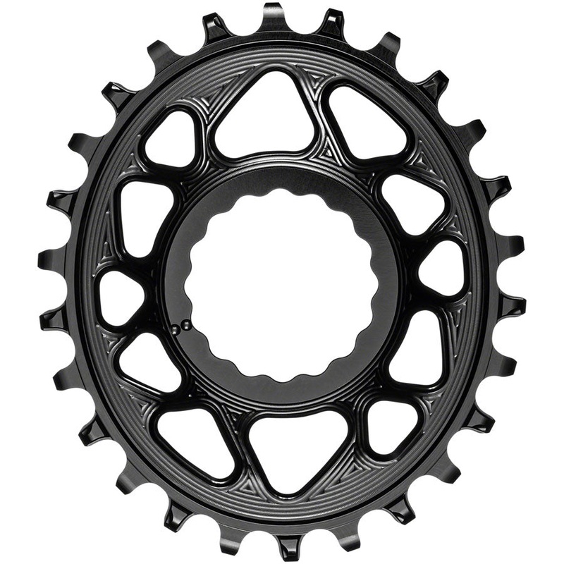absoluteBLACK Oval Narrow-Wide Direct Mount Chainring - 26t CINCH Direct Mount 3mm Offset BLK