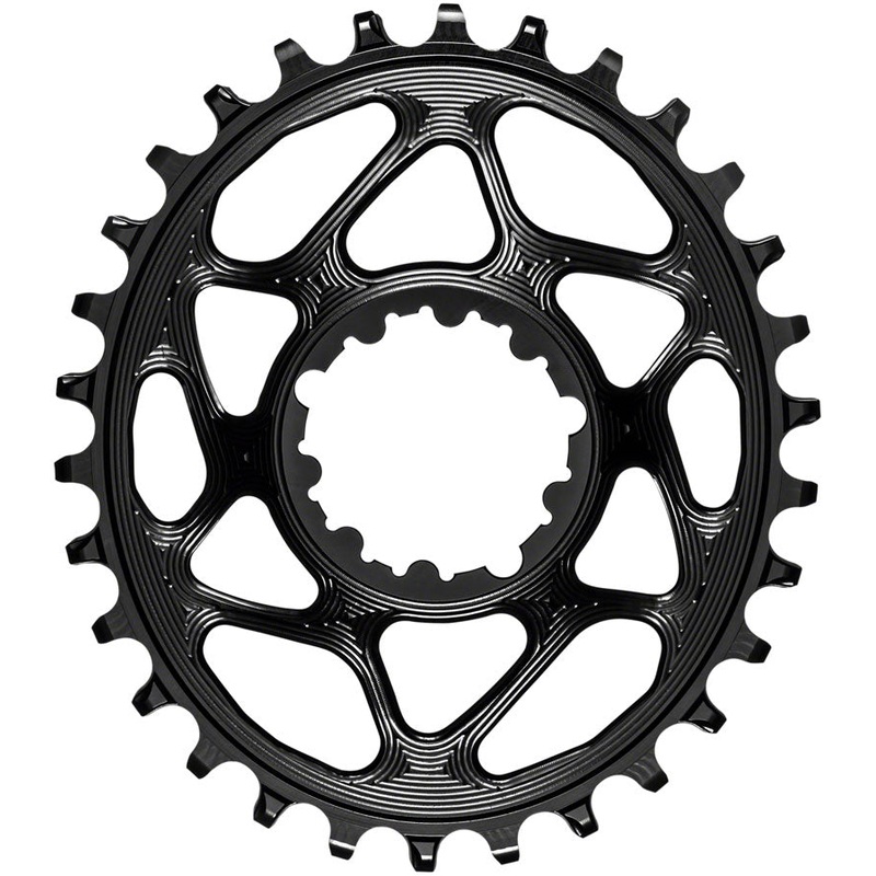 absoluteBLACK Oval Narrow-Wide Direct Mount Chainring - 30t SRAM 3-Bolt Direct Mount 6mm Offset BLK