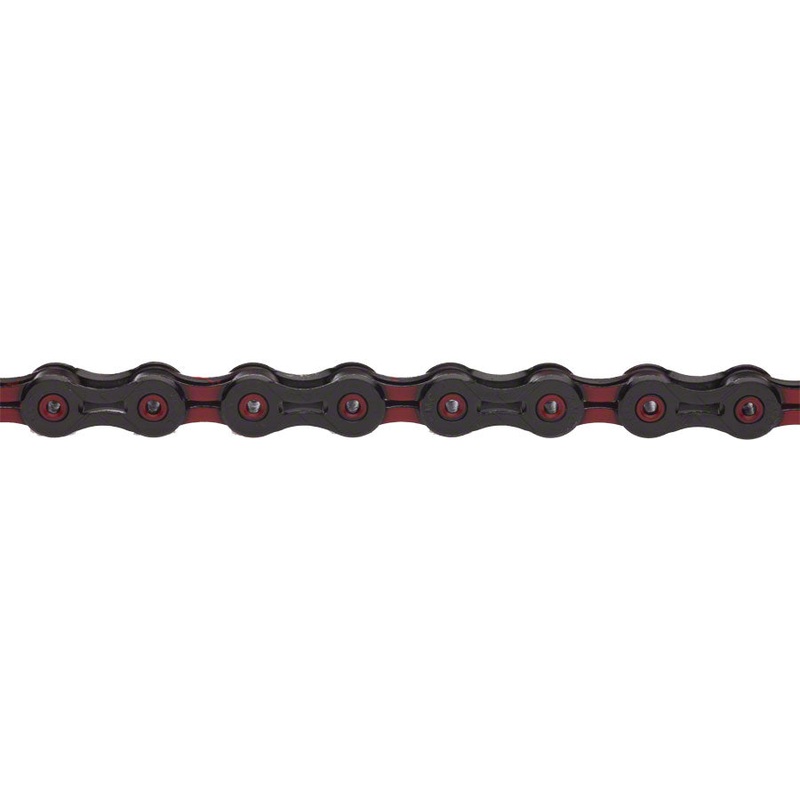 KMC DLC 10 Chain - 10-Speed 116 Links Black/Red
