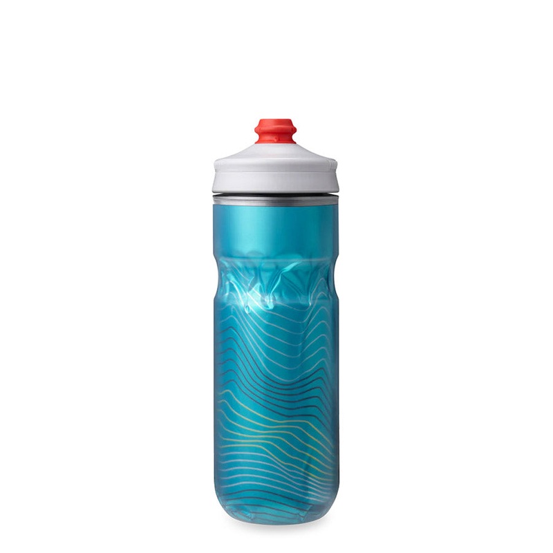 Hydrapak Polar Surge Ascent Insulated Water Bottle - 20oz Blue