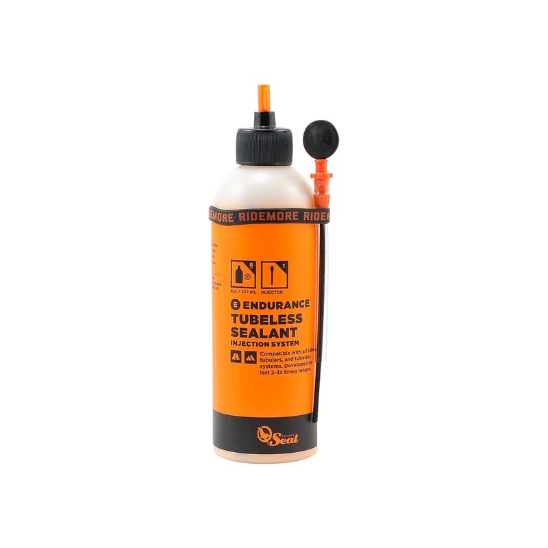 Orange Seal Endurance Tubeless Tire Sealant with Twist Lock Applicator - 8oz