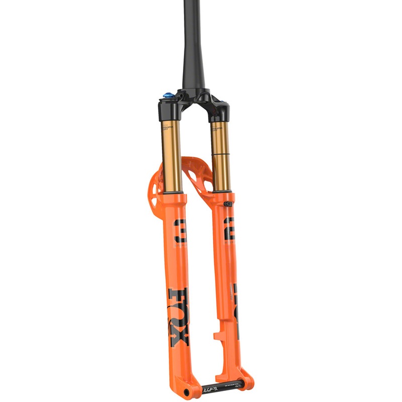FOX 32 Step-Cast Factory Suspension Fork - 29" 100 mm 15 x 110 mm Kabolt SL 44mm Offset GRIP SL Damper Push-Lock Shiny Orange