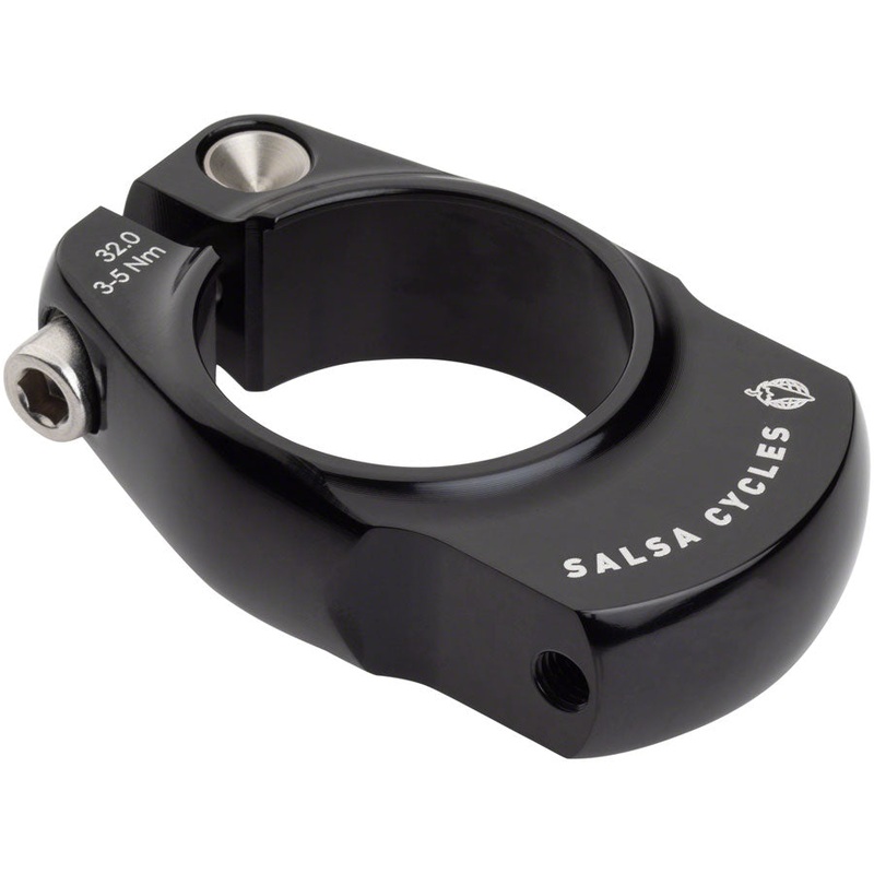 Salsa Rack-Lock Seatpost Clamp - 32.0mm Bolt-On Black