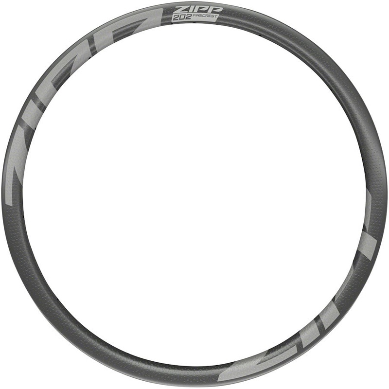 Zipp 202 Firecrest Carbon Rim - 700 Disc Brake Matte Carbon 24H Front/Rear