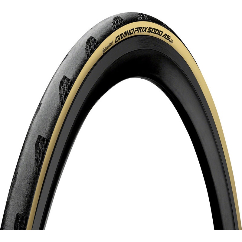 Continental Grand Prix 5000 All Season TR Tire - 700 x 32 Tubeless Folding BLK/Cream BLKChili Vectran Breaker LazerGrip