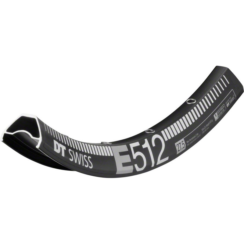 DT Swiss E 512 Rim - 27.5" Disc Black 32H