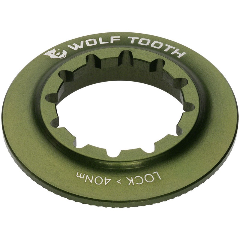 Wolf Tooth CenterLock Rotor Lock Ring - Internal Splined Olive