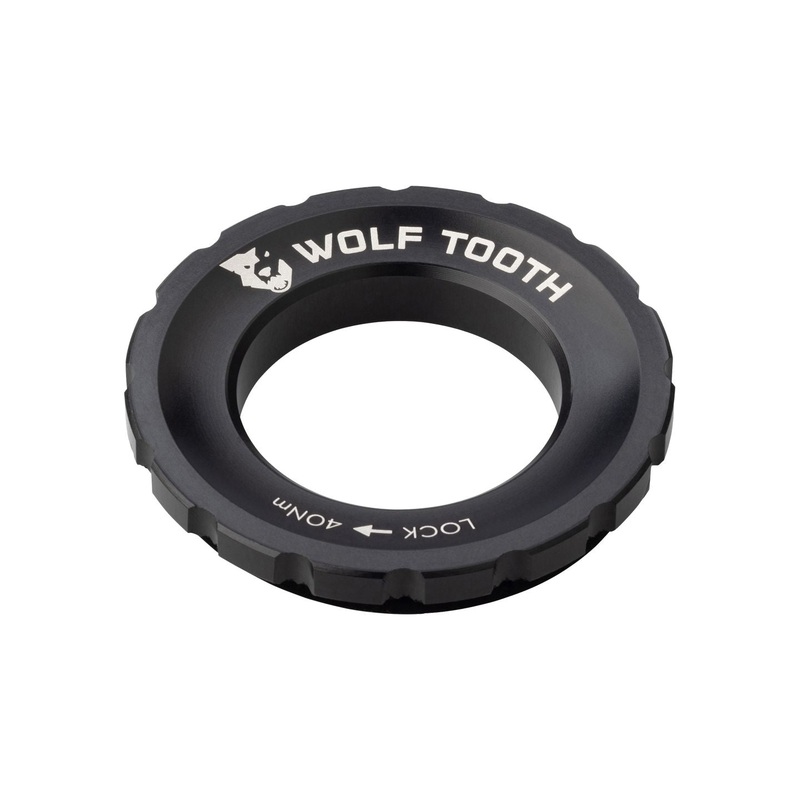 Wolf Tooth CenterLock Rotor Lockring - External Splined Black
