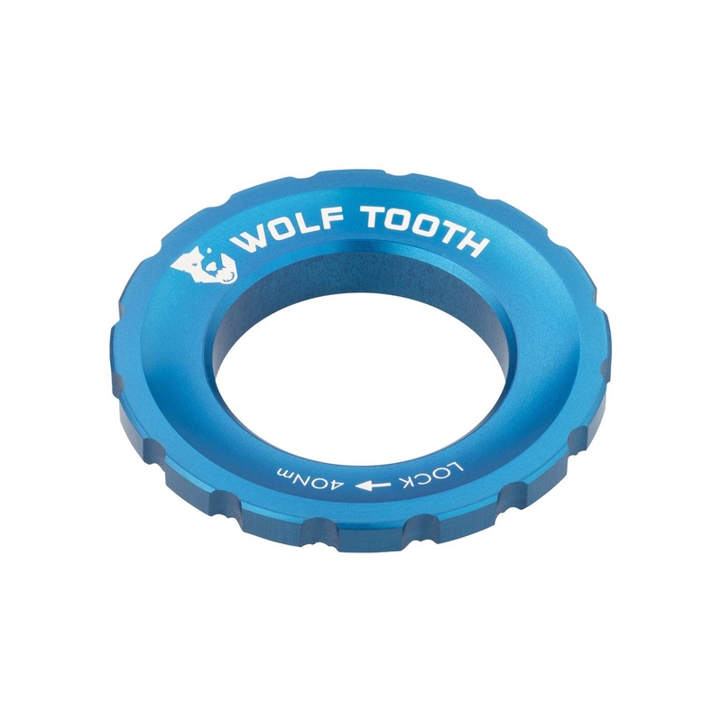 Wolf Tooth CenterLock Rotor Lockring - External Splined Blue