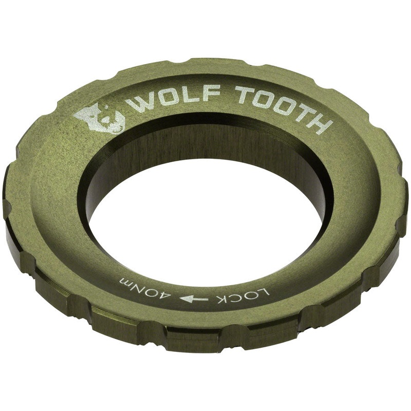 Wolf Tooth CenterLock Rotor Lockring - External Splined Olive