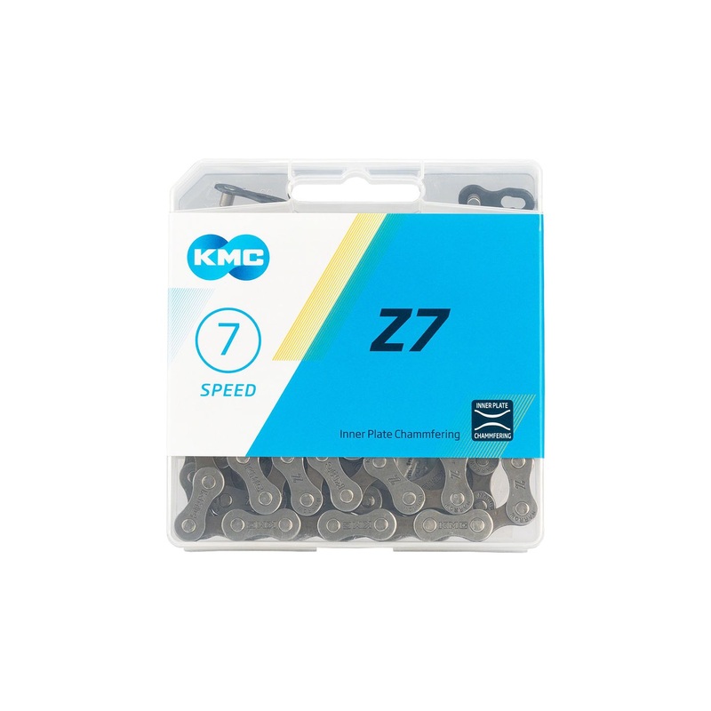 KMC Z7 Chain - 7-Speed 116 Links Gray/Brown
