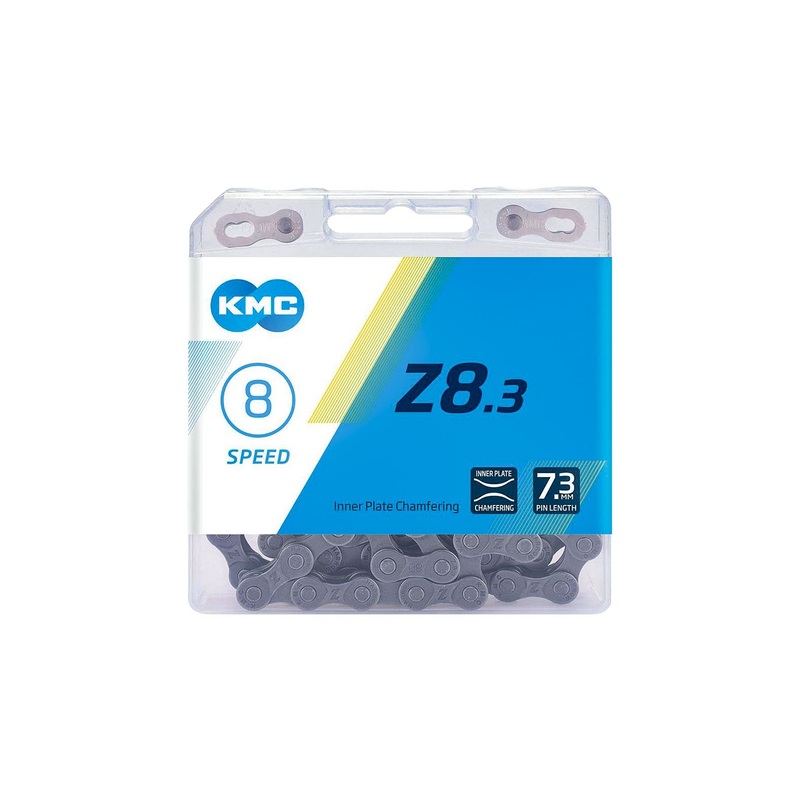 KMC Z8.3 Chain - 8-Speed 116 Links Gray