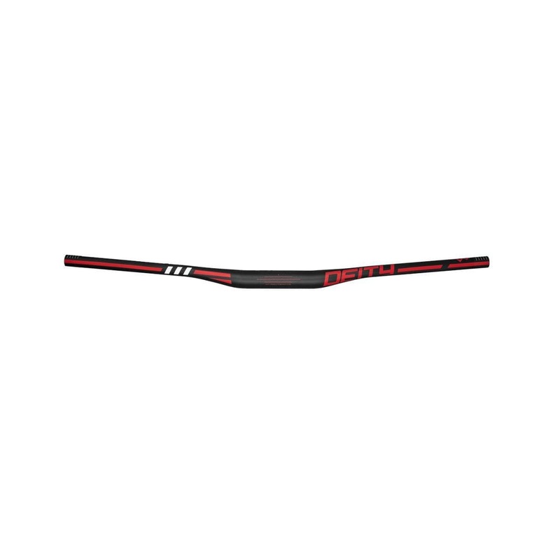 Deity Skywire Carbon Handlebar 35Mm Bore, 15Mm Rise: Red 800Mm