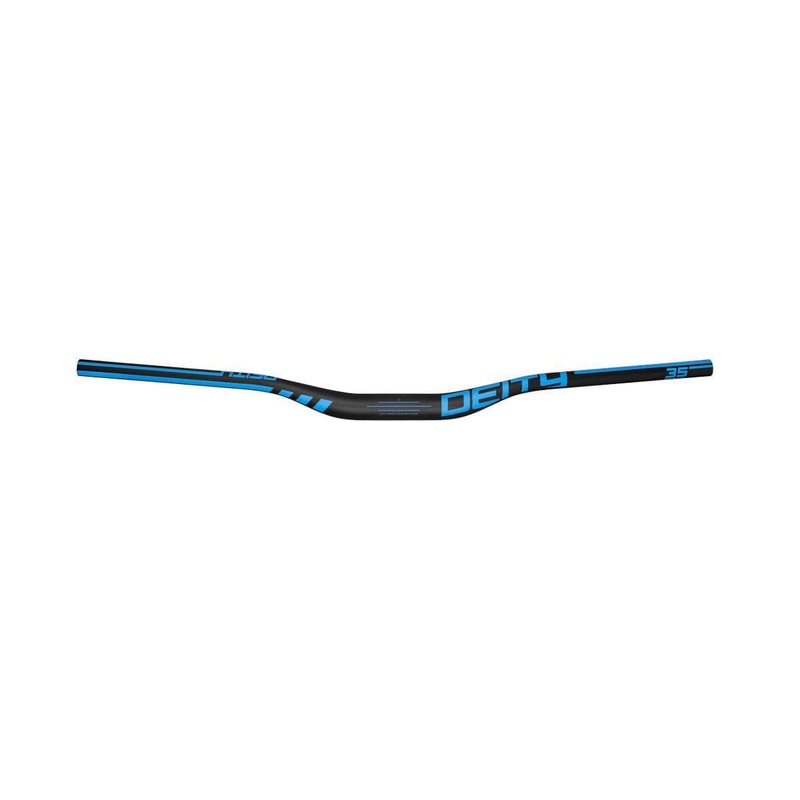 Deity Speedway Carbon Handlebar 35Mm Bore, 30Mm Rise: Blue 810Mm
