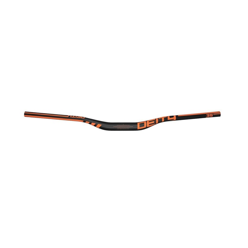 Deity Speedway Carbon Handlebar 35Mm Bore, 30Mm Rise: Orange 810Mm