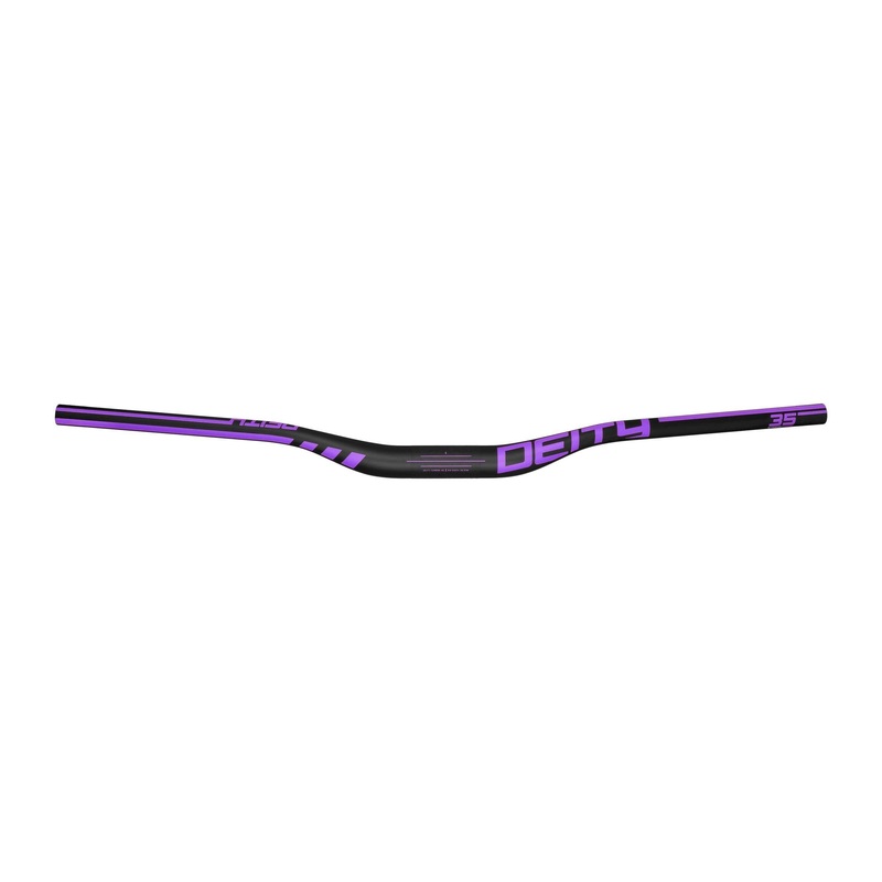 Deity Speedway Carbon Handlebar 35Mm Bore, 30Mm Rise: Purple 810Mm