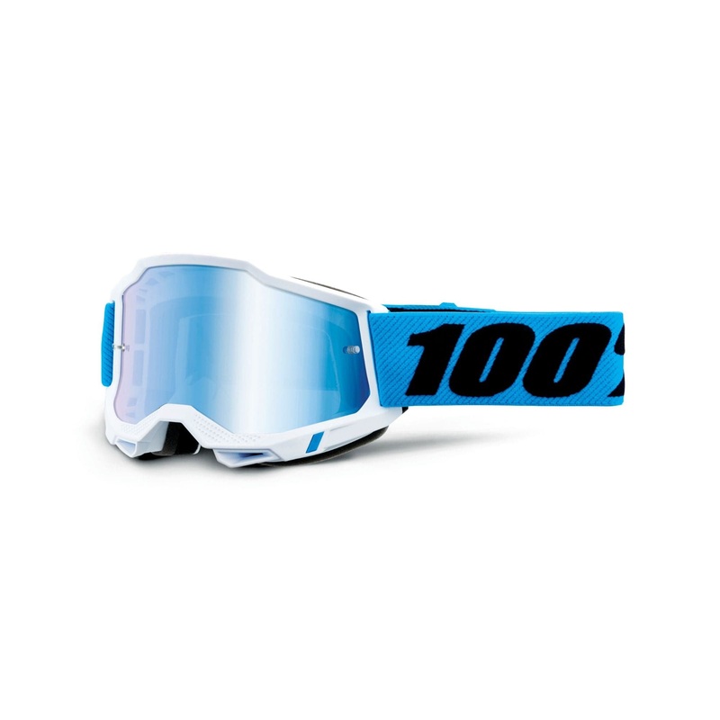 100% Accuri 2 Goggle Novel / Mirror Blue Lens