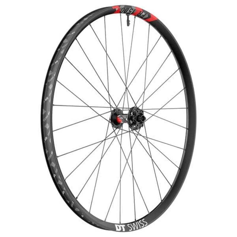 DT Swiss FR 1500 wheel; 30 mm rim; 110 x 15 mm BOOST axle; 27.5 inch front