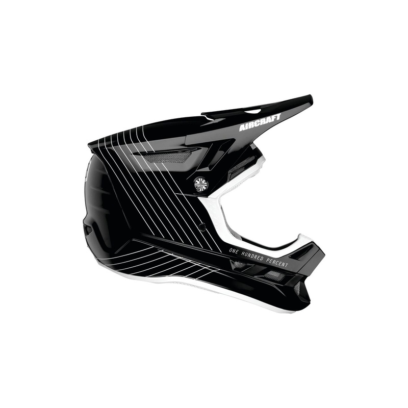 100% Aircraft Composite Full Face Helmet - Silo Small