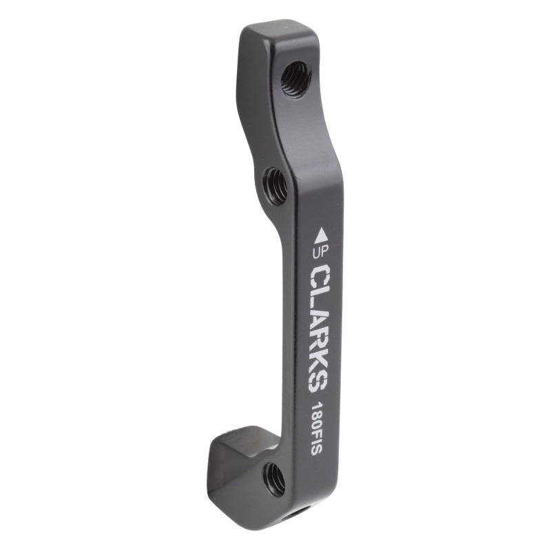 Clarks Disc Brake Adapter FT 180mm Post Mount IS Mount Black