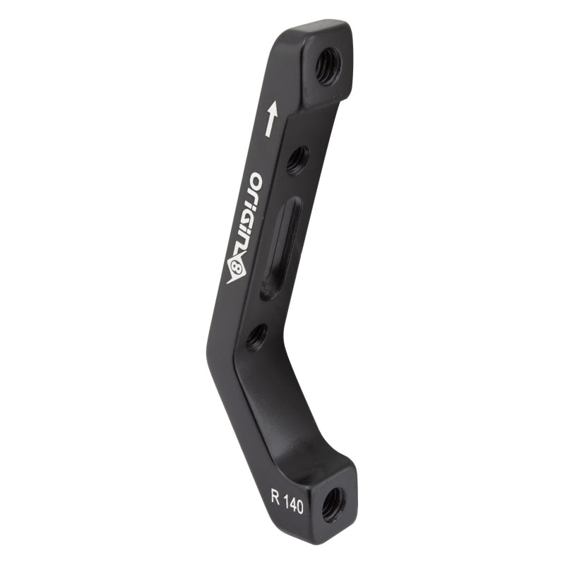 Origin8 Vise Flat Mount to Post Mount Disc Adapter RR 140mm/160mm Flat Mount Post Mount Black +0mm